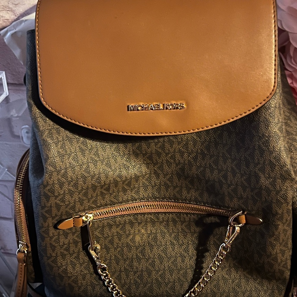 Michael Kors Jet Set Large Logo Backpack